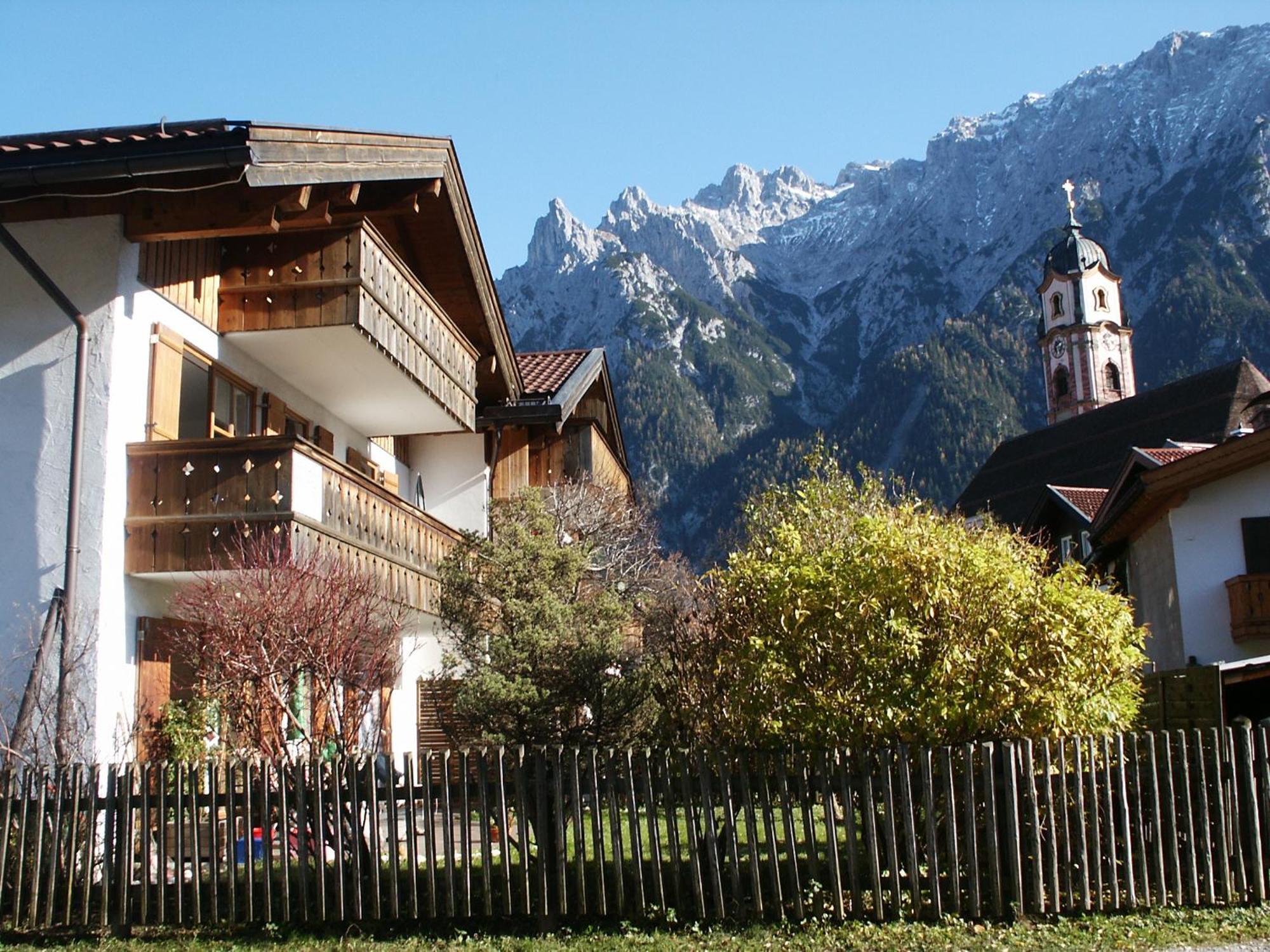 Ferienwohnung Am Zierhutbach Kranzberg Mittenwald Exterior foto